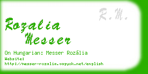 rozalia messer business card